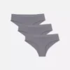 3-pack gray seamless briefs