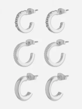 3-pack mini hoop earrings 3-pack mini hoop earrings