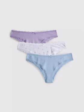 3pk cotton-rich brazilian briefs