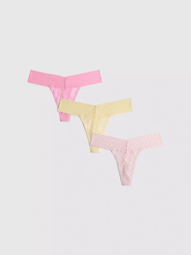 3pk lace bandeau thongs 3pk lace bandeau thongs