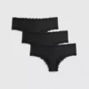 3pk lace-trim hipster briefs 3pk lace-trim hipster briefs