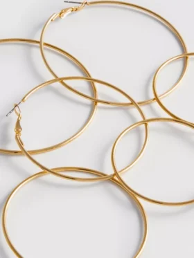 3pk large hoop earrings 3pk large hoop earrings