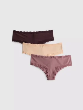 3pk microfiber neutral hipster briefs