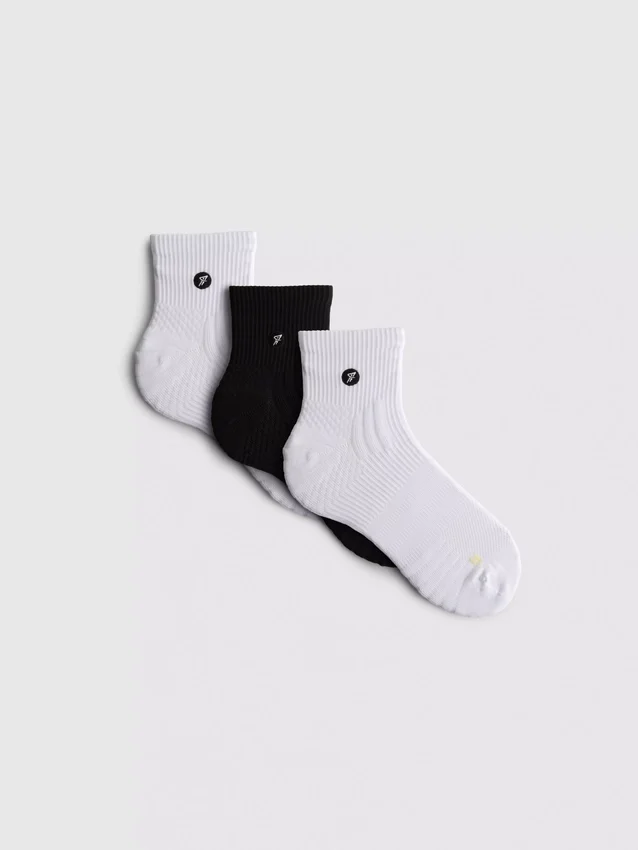 3pk microfiber quarter crew active socks 3pk microfiber quarter crew active socks