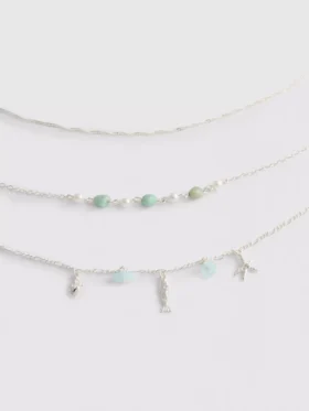 3pk mixed charm necklaces 3pk mixed charm necklaces