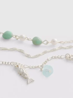 3pk mixed charm necklaces 3pk mixed charm necklaces