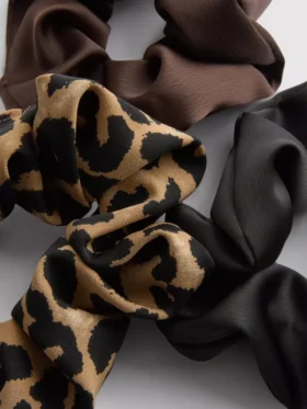 3pk satin hair scrunchies 3pk satin hair scrunchies