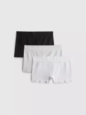3pk seamless boy shorts