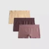 3pk seamless boy shorts