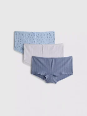 3pk seamless mini boyshorts