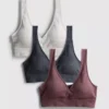 3pk seamless v-neck bralettes 3pk seamless v-neck bralettes