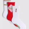 3pk tabasco socks 3pk tabasco socks