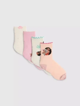 4pk disney’s moana ankle socks