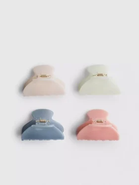 4pk jelly claw clips