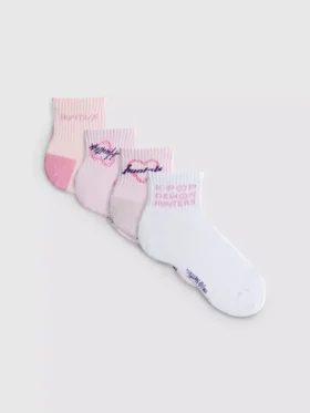 4pk kpop demon hunters quarter socks