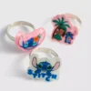 5-pack disney’s stitch charm rings