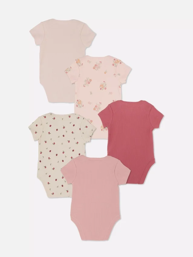 5-pack short sleeve bodysuits 5-pack short sleeve bodysuits