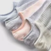 5pk cotton no-show ankle socks 5pk cotton no-show ankle socks