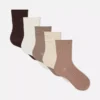 5pk cotton-rich mixed-color crew socks 5pk cotton-rich mixed-color crew socks