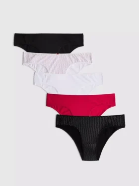 5pk cotton-rich printed brazilian briefs 5pk cotton-rich printed brazilian briefs