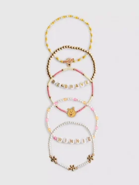 5pk disney’s winnie the pooh beaded charm bracelets 5pk disney’s winnie the pooh beaded charm bracelets
