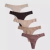 5pk neutral cotton thongs 5pk neutral cotton thongs