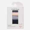 5pk solid color thongs 5pk solid color thongs