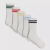 5pk stripe crew socks 5pk stripe crew socks