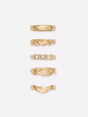 5pk various design rings 5pk various design rings