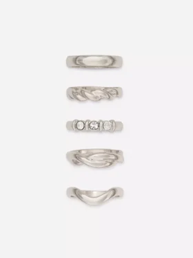 5pk various design rings 5pk various design rings
