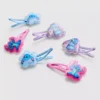 6pk disney’s stitch snap hair clips