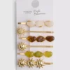6pk paula echevarría celestial resin hair clips