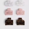 6pk rectangle claw clips