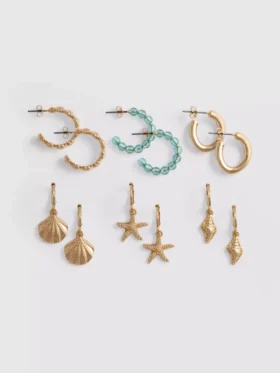 6pk sea inspired earrings 6pk sea inspired earrings