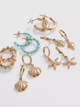 6pk sea inspired earrings 6pk sea inspired earrings
