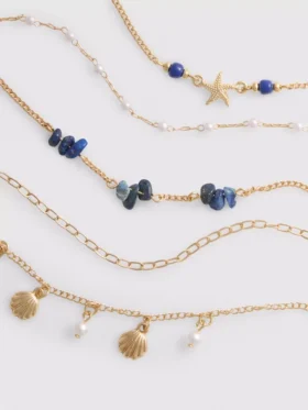 6pk sea life choker chains 6pk sea life choker chains