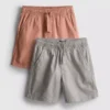 7-15yrs | 2pk drawstring shorts