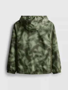 7-15yrs | camouflage print zip-up sports jacket