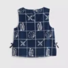 7-15yrs | embroidered sleeveless blouse