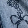 7-15yrs | floral bow embroidered wide leg jeans 7-15yrs | floral bow embroidered wide leg jeans