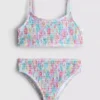 7-15yrs | floral shirred bikini