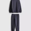 7-15yrs | funnel neck sweatshirt and sweatpants set 7-15yrs | funnel neck sweatshirt and sweatpants set