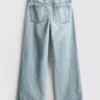 7-15yrs | hem split wide leg jeans 7-15yrs | hem split wide leg jeans