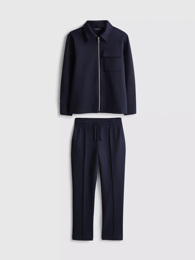 7-15yrs | jacquard zip-up jacket and joggers set 7-15yrs | jacquard zip-up jacket and joggers set
