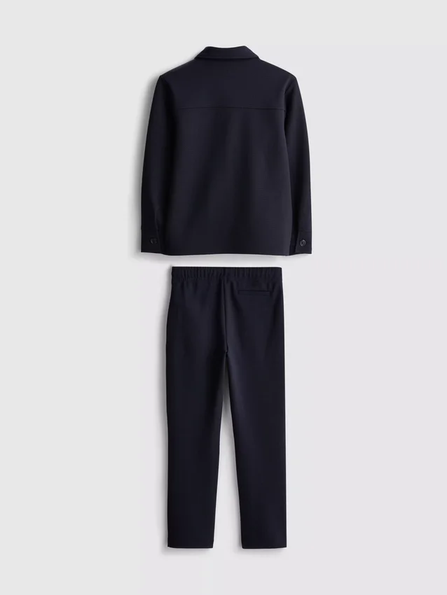 7-15yrs | jacquard zip-up jacket and joggers set 7-15yrs | jacquard zip-up jacket and joggers set