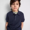 7-15yrs | knit polo shirt
