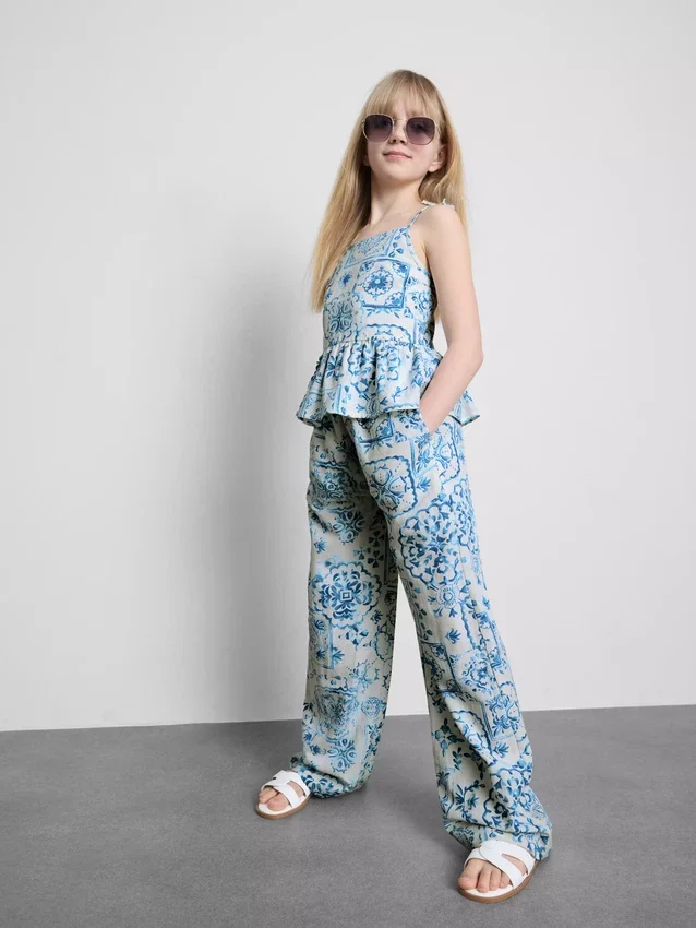 7-15yrs | mosaic tile print pants 7-15yrs | mosaic tile print pants