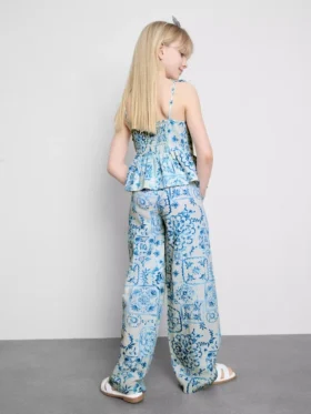 7-15yrs | mosaic tile print pants