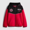 7-15yrs | nba chicago bulls zip-up hoodie