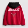 7-15yrs | nba chicago bulls zip-up hoodie